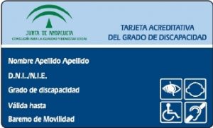 tarjeta acreditativa discapacidad